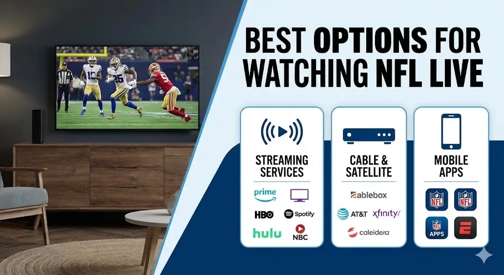Best Options for Watching NFL Live