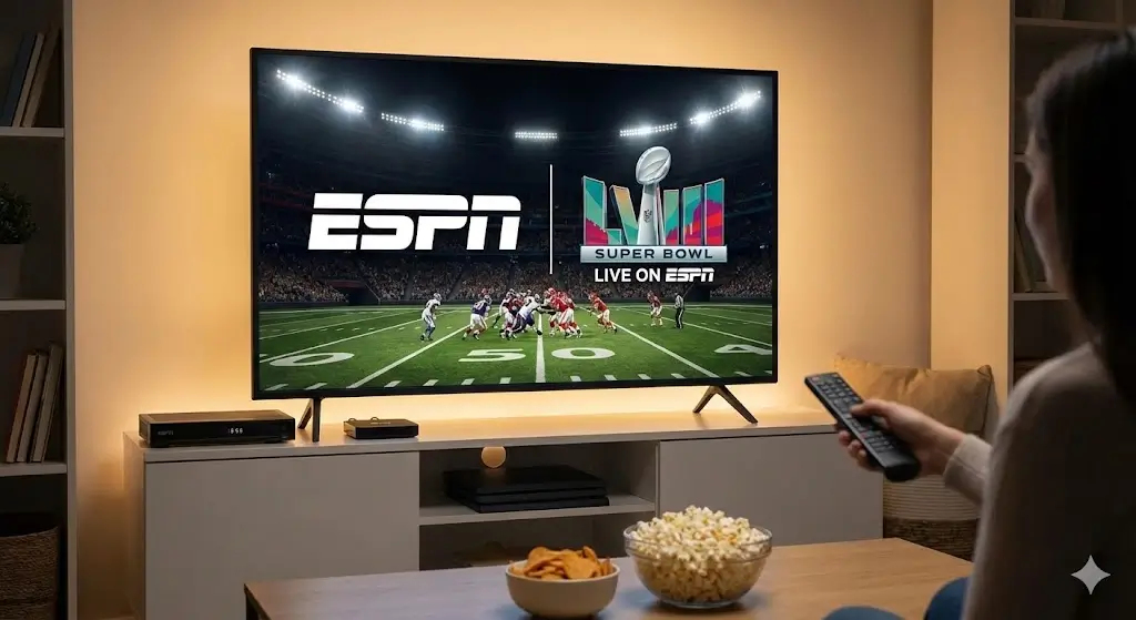 Super Bowl live on ESPN
