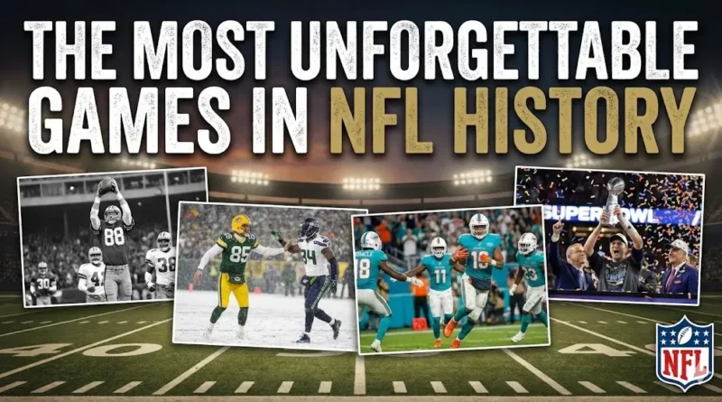 The Most Unforgettable Games in NFL History