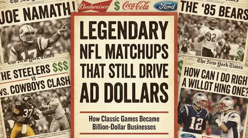 Legendary NFL Matchups That Still Drive Ad Dollars